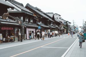 地元川越の蔵造りの町並み